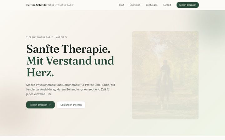 Screenshot of bs-tierphysio.de