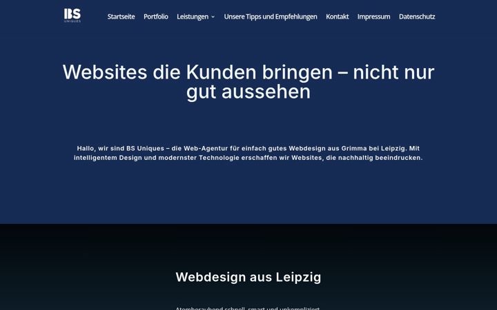Screenshot di bs-uniques.de