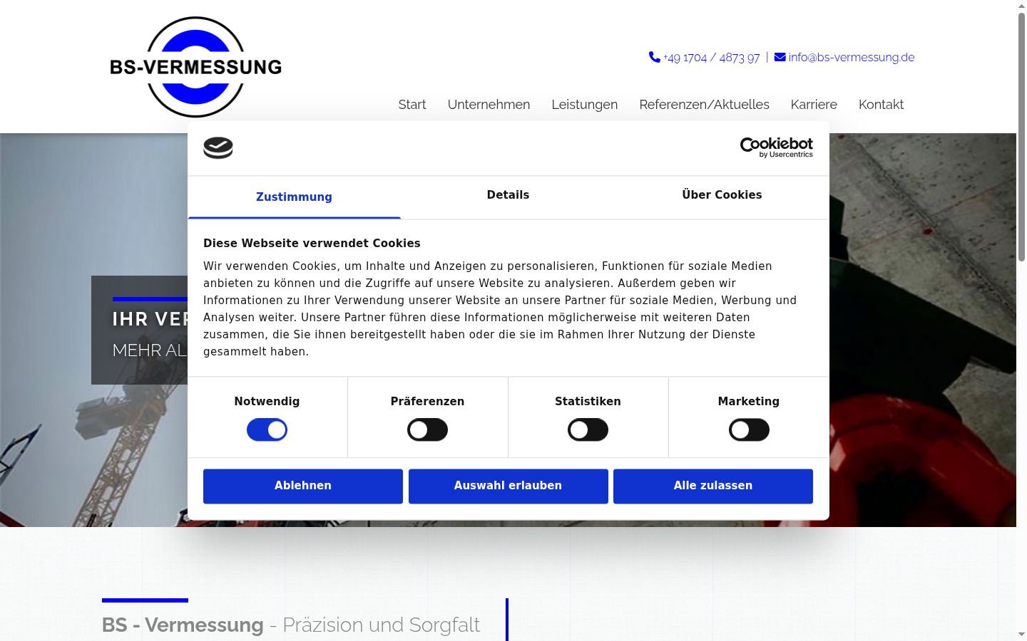 Screenshot tal-banner tal-kunsens muri qabel kwalunkwe interazzjoni