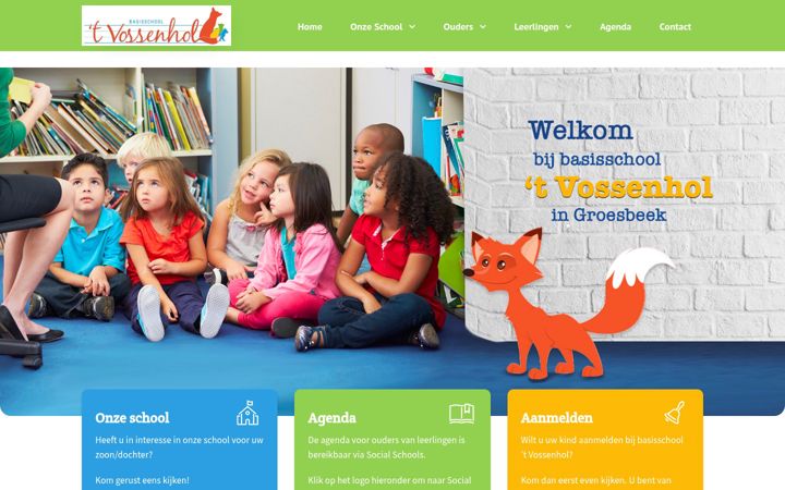 Screenshot of bs-vossenhol.nl