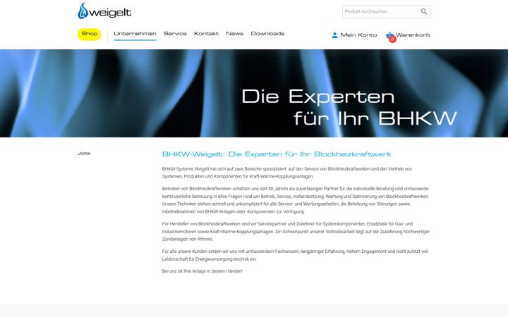 Screenshot of bs-weigelt.de