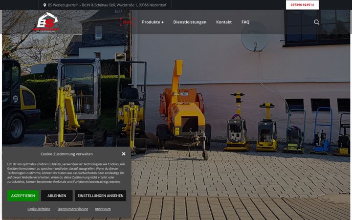 Screenshot di bs-werkzeugverleih.de
