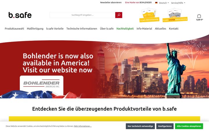 Screenshot of bsafe.de