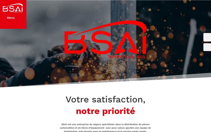 Screenshot of bsai.fr
