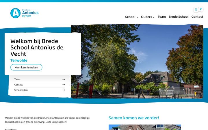 Screenshot of bsantoniusvecht.nl
