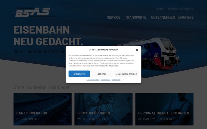 Screenshot of bsas-evg.de