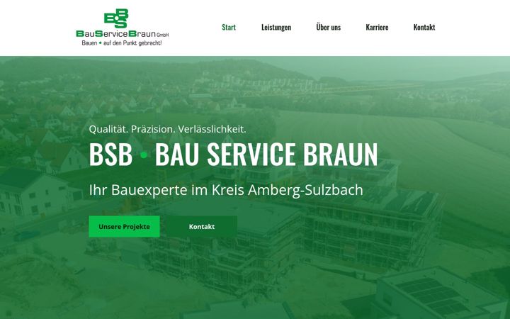Screenshot of bsb-bau-service-braun.de