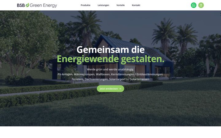 Screenshot of bsb-greenenergy.de