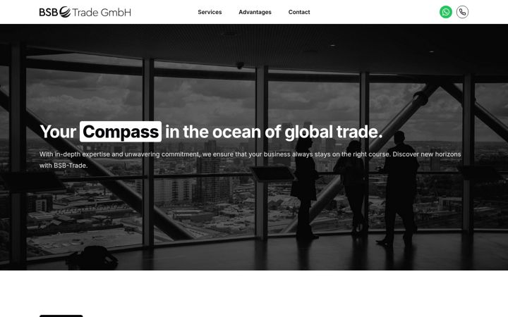 Screenshot of bsb-trade.com