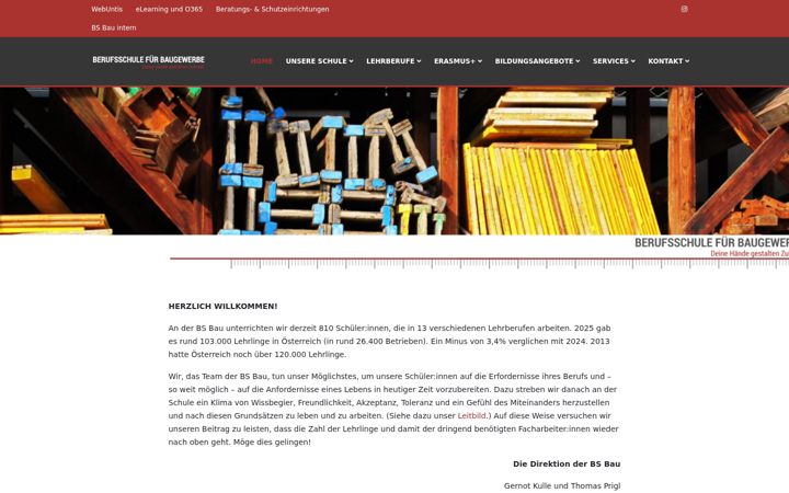 Screenshot of bsbau.at