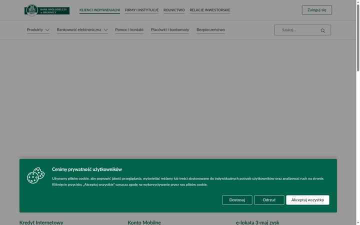 Screenshot of bsbrodnica.pl