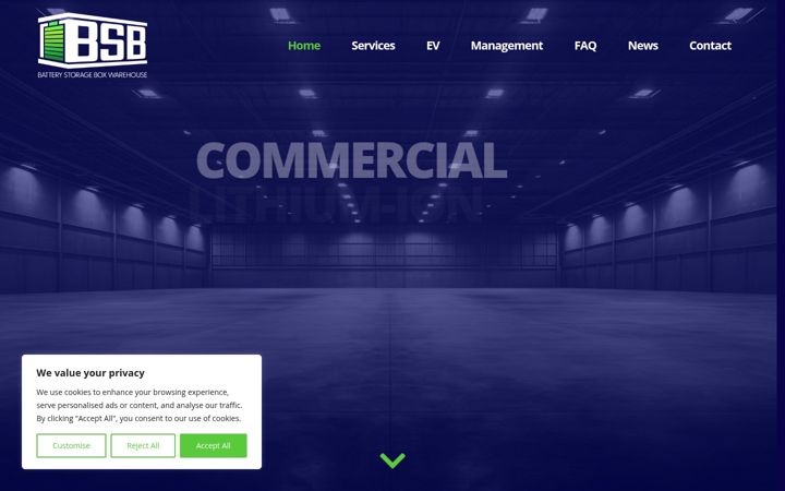 Screenshot of bsbwarehouse.com