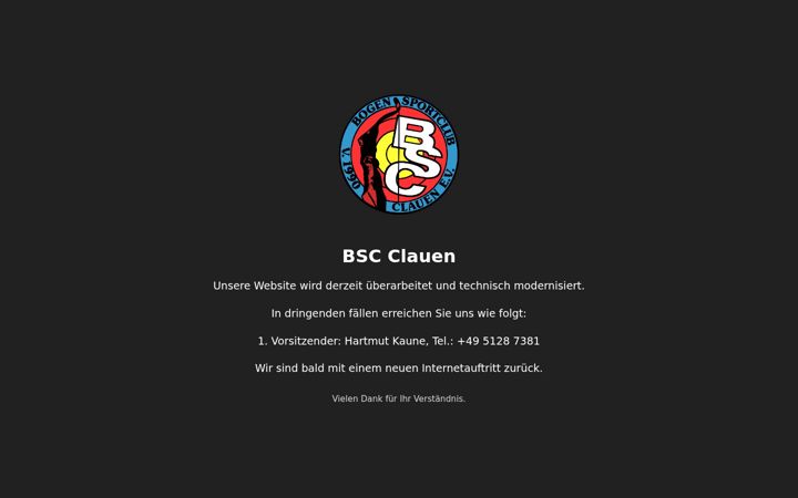 Screenshot of bsc-clauen.de