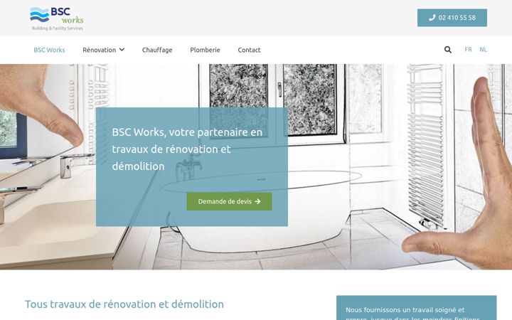 Screenshot von bsc-works.be