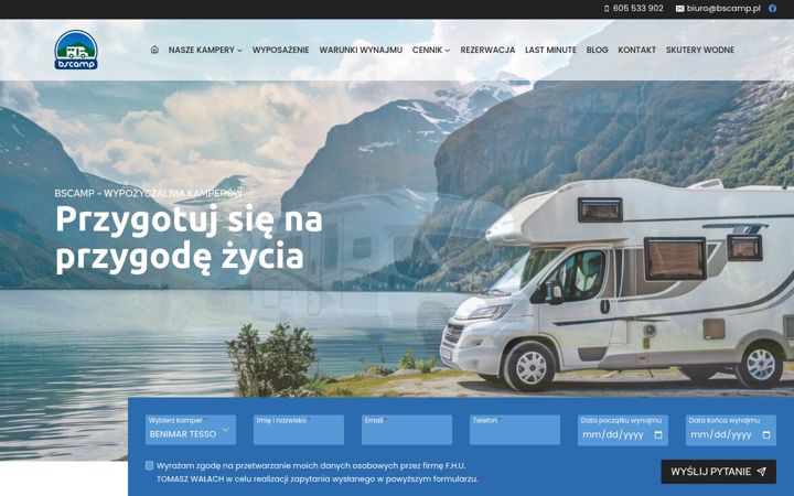 Screenshot of bscamp.pl