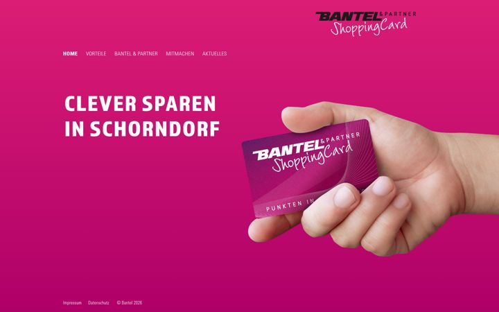 Screenshot of bscard.de