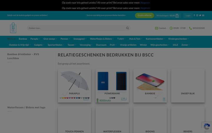 Captura de ecrã de bscc.nl