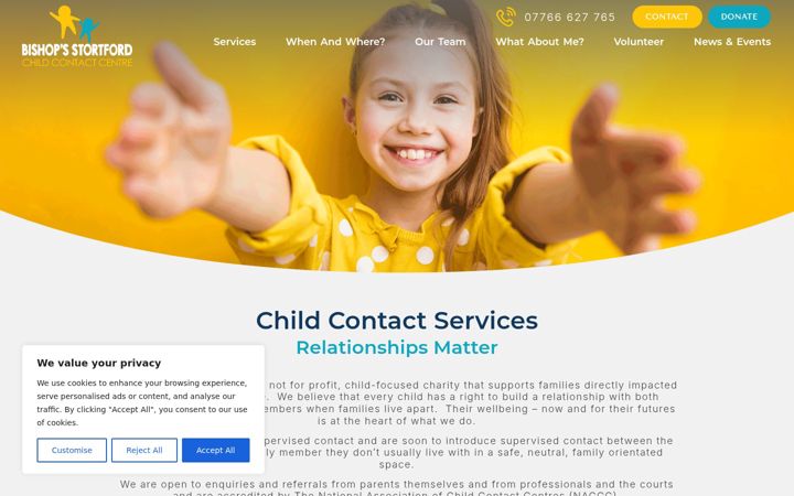 Screenshot of bsccc.co.uk