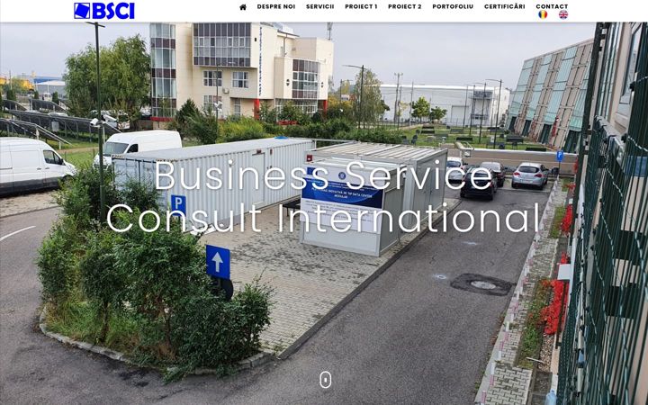 Screenshot of bsci.ro