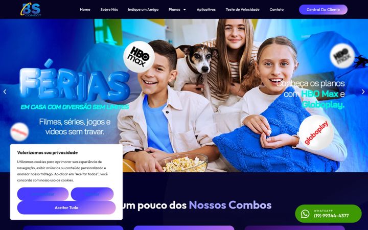 Screenshot of bsconect.com.br