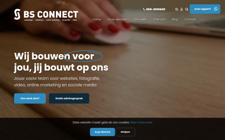 Screenshot of bsconnect.nl