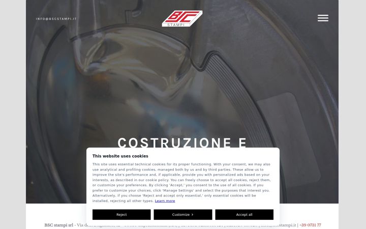 Screenshot of bscstampi.com