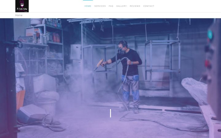 Screenshot of bscustomcoating.com