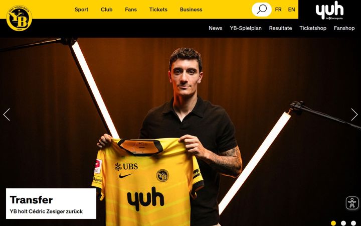 Snimka zaslona za bscyb.ch
