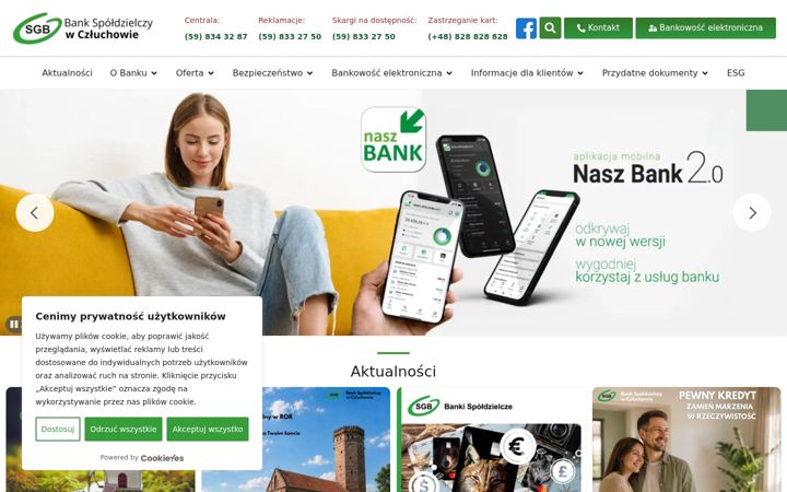 Screenshot του bsczluchow.pl
