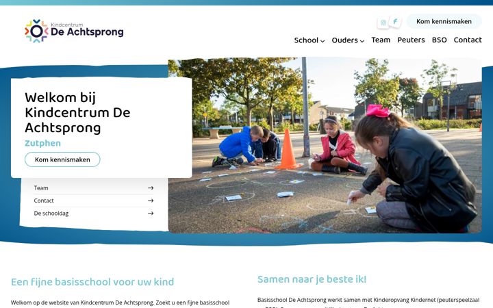 Screenshot of bsdeachtsprong.nl