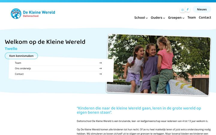 Captura de ecrã de bsdekleinewereld.nl
