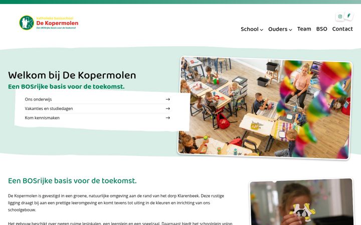 Screenshot of bsdekopermolen.nl