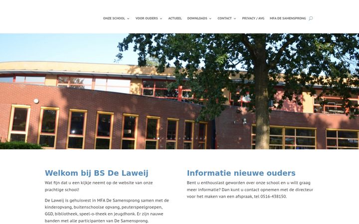 Screenshot of bsdelaweij.nl