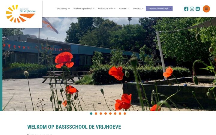 Snímek obrazovky bsdevrijhoeve.nl