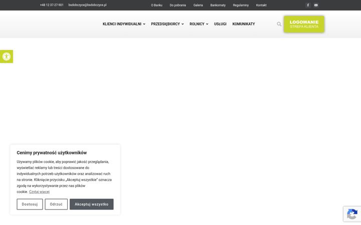 Screenshot του bsdobczyce.pl