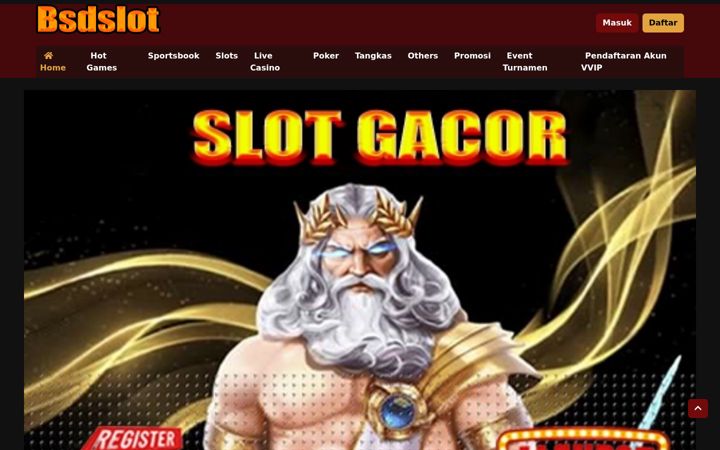 Screenshot of bsdslot.com