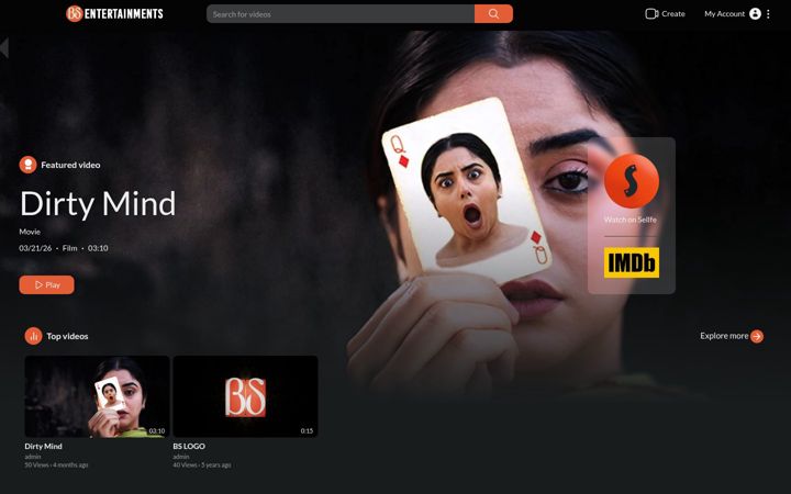 Screenshot of bsentertainments.com