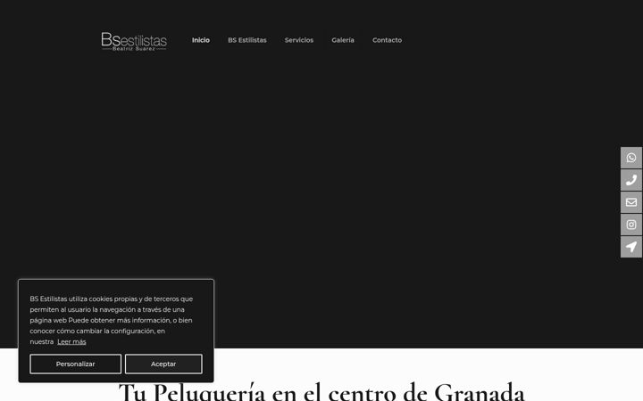 Screenshot of bsestilistas.es