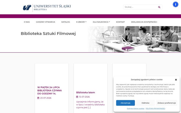 Screenshot του bsf.us.edu.pl