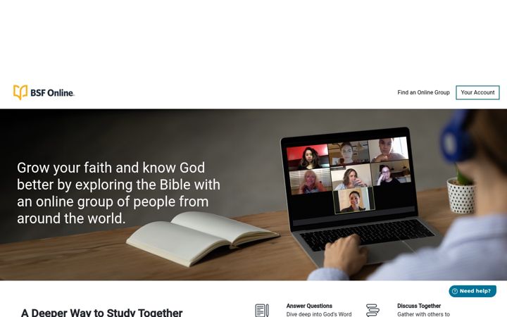Screenshot of bsfonline.org