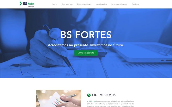 Screenshot of bsfortes.com.br