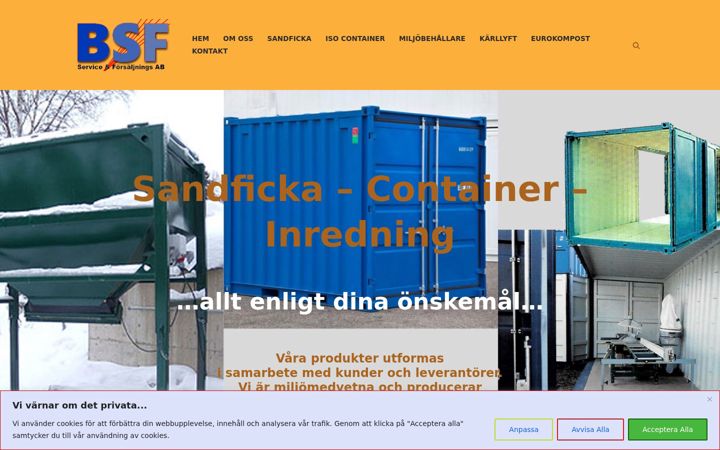Screenshot of bsfsf.se