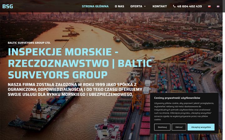Screenshot of bsg-gdynia.pl