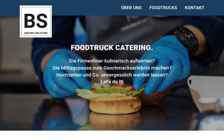Screenshot of bsgastro-solution.de