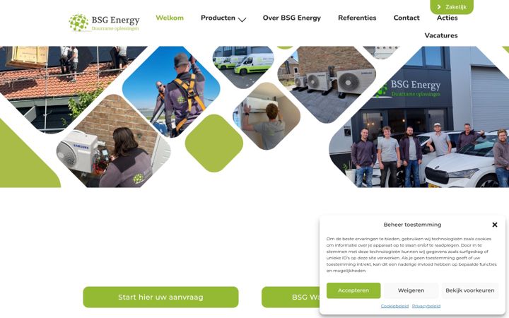 Screenshot of bsgenergy.nl