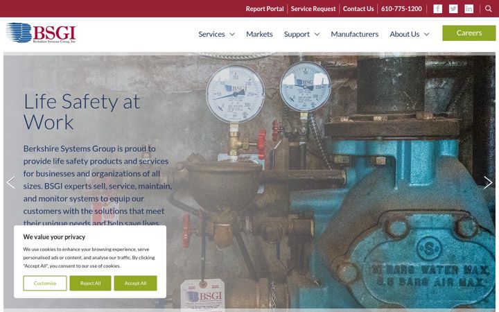 Screenshot of bsgi.com