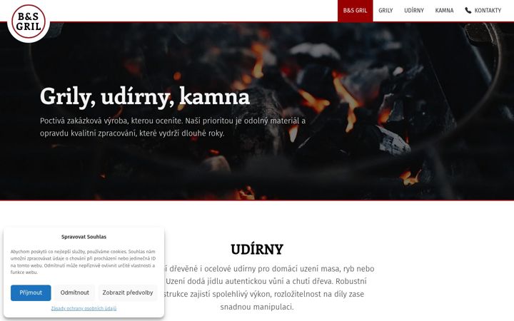 Képernyőkép: bsgril.cz