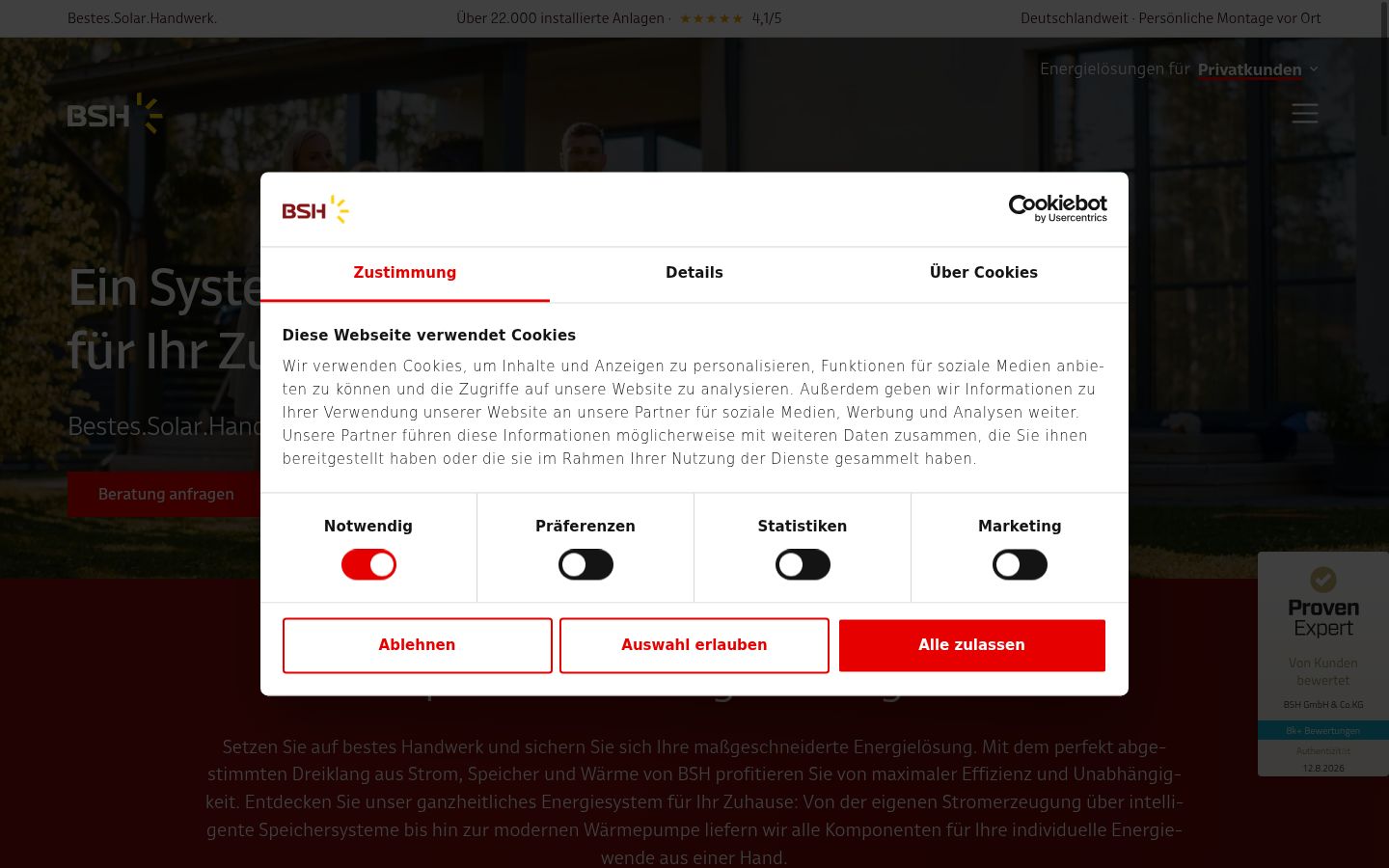 Sutikimo reklamjuostės, rodytos prieš bet kokią sąveiką, ekrano kopija