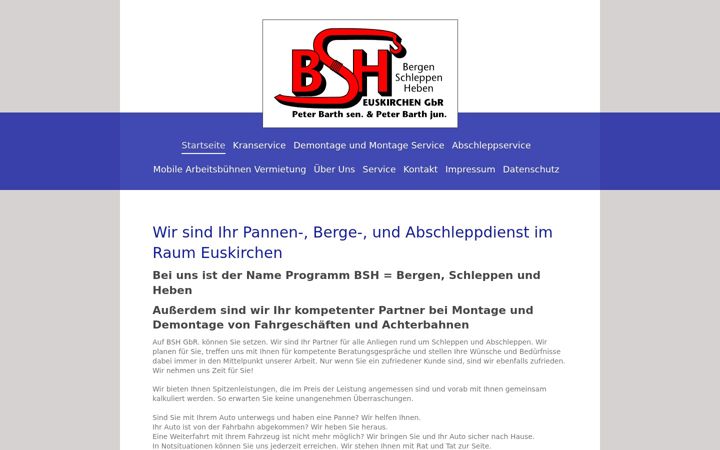 Ekraanipilt saidist bsh-eu.de