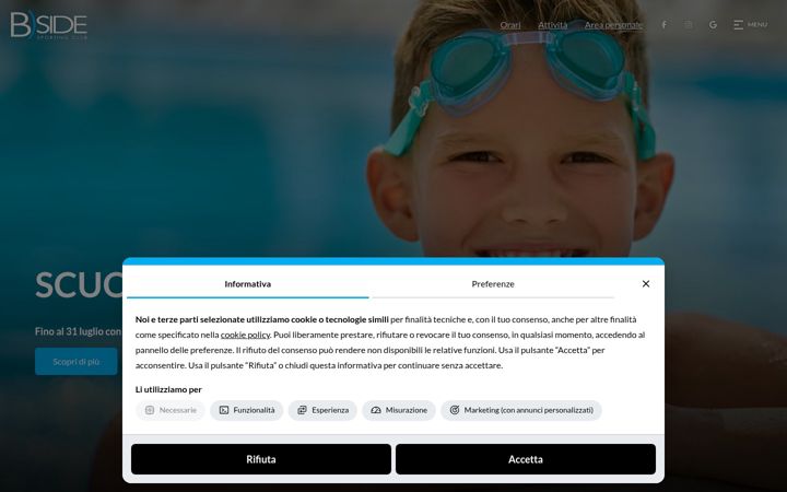 Screenshot von bsidesporting.it